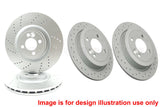 FOR MINI John Cooper Works GP2 DRILLED FRONT REAR BRAKE DISCS PADS 330mm 280mm