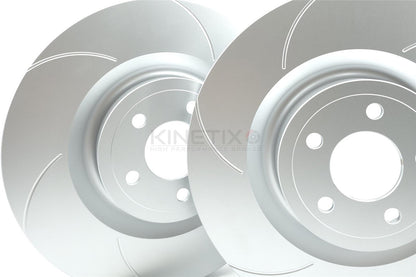 FIT FORD MUSTANG 5.0 V8 2.3 ecoboost PERFORMANCE GROOVED FRONT BRAKE DISCS 380mm