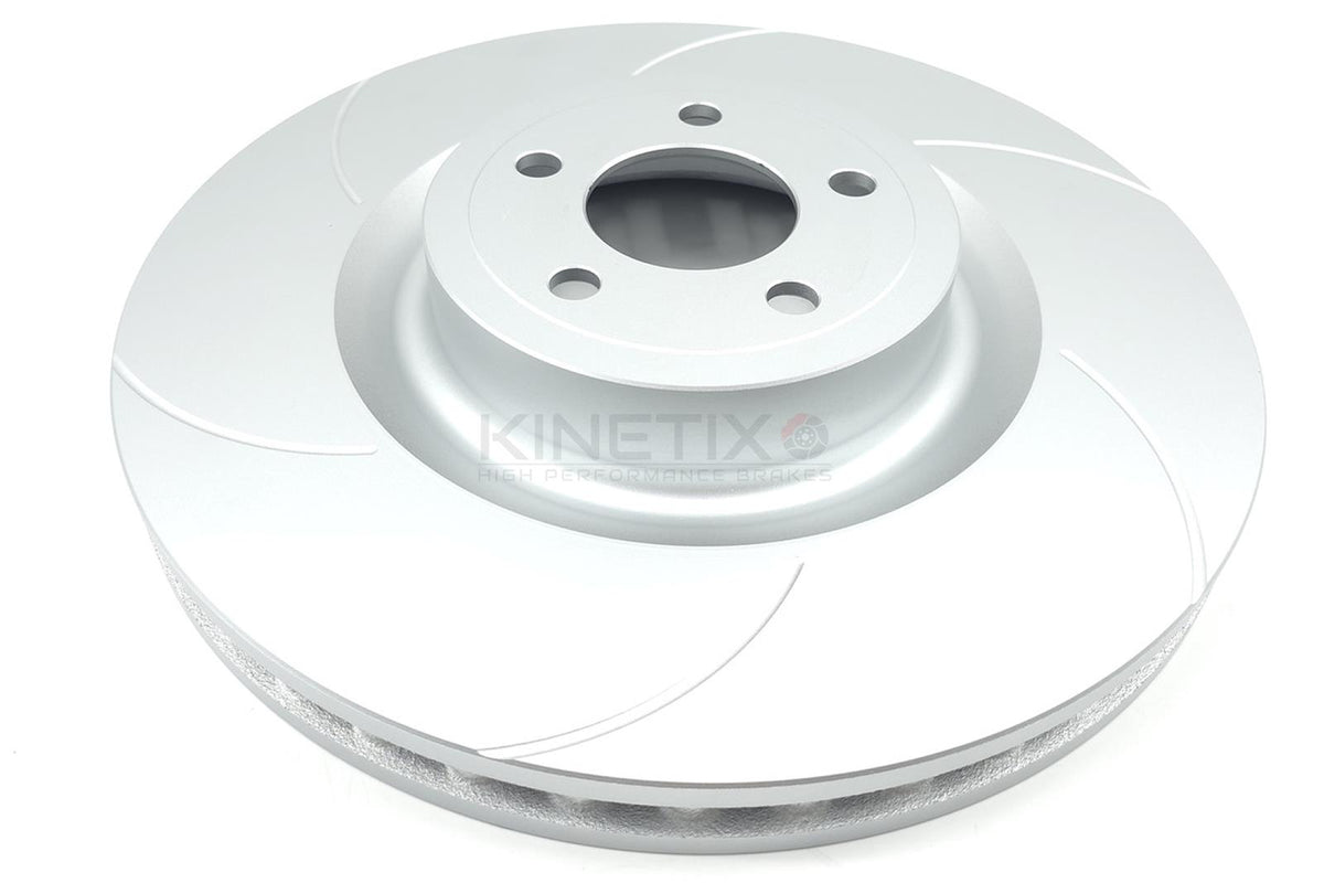 FITS FORD MUSTANG 5.0 V8 2.3 EcoBoost GROOVED FRONT BRAKE DISCS APEC PADS 380mm