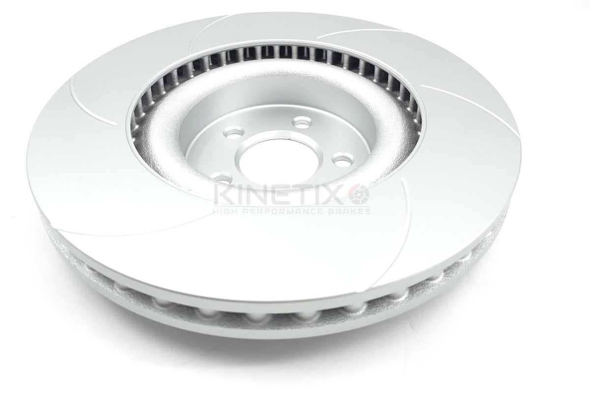 FITS FORD MUSTANG 5.0 V8 2.3 EcoBoost GROOVED FRONT BRAKE DISCS APEC PADS 380mm