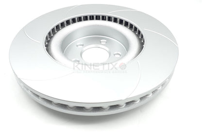 FITS FORD MUSTANG 5.0 V8 2.3 EcoBoost GROOVED FRONT BRAKE DISCS APEC PADS 380mm