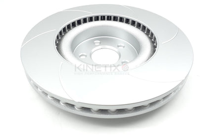 FITS FORD MUSTANG 5.0 V8 2.3 EcoBoost GROOVED FRONT BRAKE DISCS APEC PADS 380mm