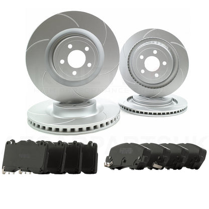 FITS FORD MUSTANG 5.0 V8 2.3 ECOBOOST FRONT REAR BRAKE DISCS PADS 380mm 330mm