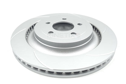 FOR FORD MUSTANG 2.3 ECOBOOST 5.0 V8 GROOVED REAR BRAKE DISCS TEXTAR PADS 330mm