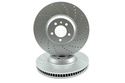 FOR RANGE ROVER D350 L460 FRONT BRAKE DISCS PADS & WEAR SENSOR LEAD 400mm 20"