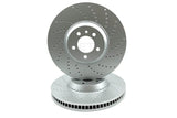FOR RANGE ROVER SPORT L460 L461 FRONT DRILLED BRAKE DISCS PAIR 400mm LR153507
