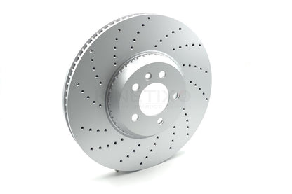 FOR RANGE ROVER HSE P460e DRILLED FRONT BRAKE DISCS DELPHI PADS 20"