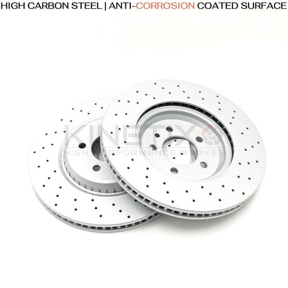 FOR RANGE ROVER SPORT P530 FIRST EDITION DRILLED FRONT REAR BRAKE DISCS PADS