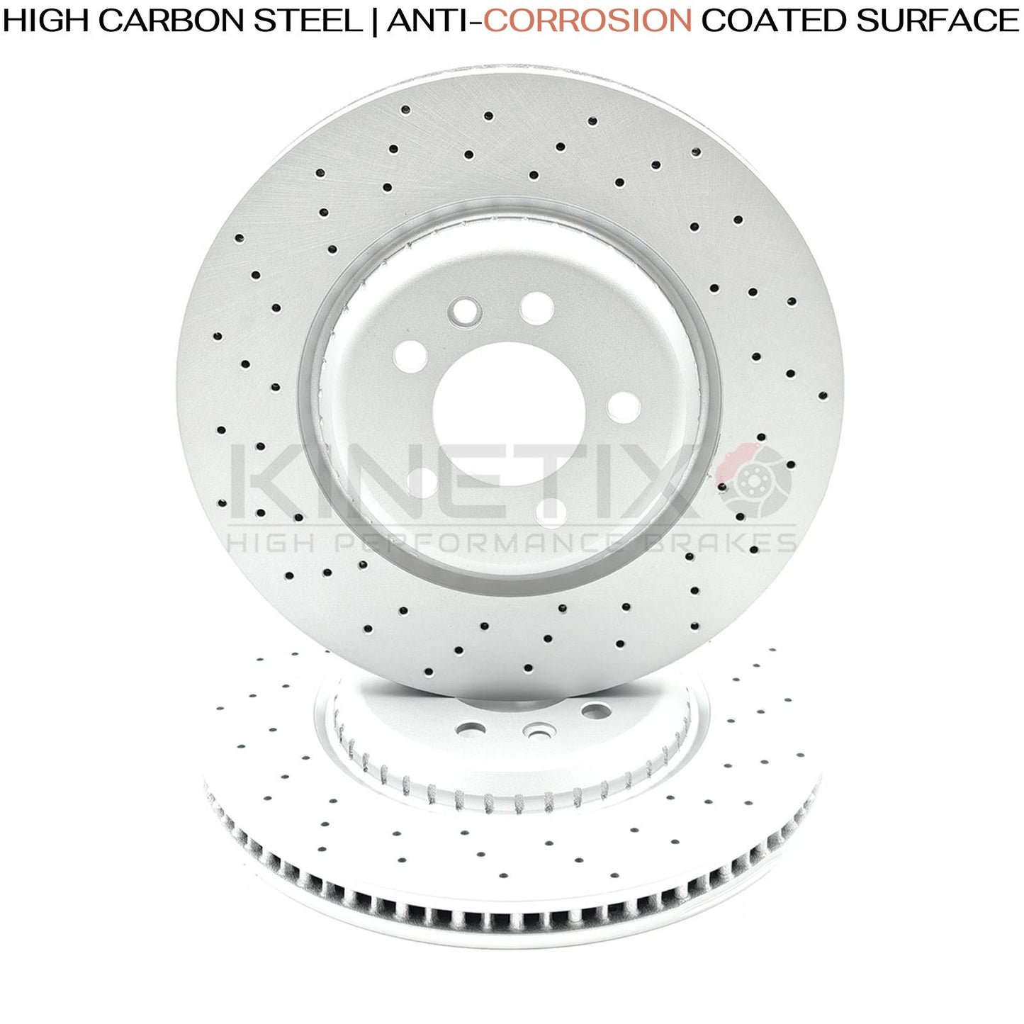 FOR RANGE ROVER AUTOBIOGRAPHY P550e FRONT REAR BRAKE DISCS 380mm 355mm 19"