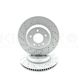 FITS LAND ROVER DEFENDER D250 FRONT REAR BRAKE DISCS PADS SENSORS 349mm 325mm