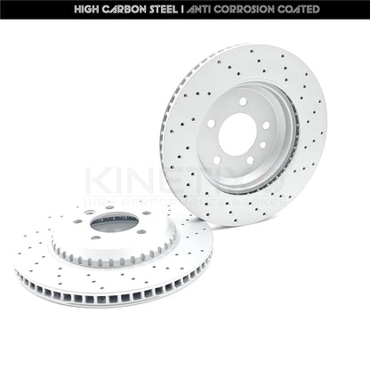 FITS LAND ROVER DEFENDER D250 FRONT REAR BRAKE DISCS PADS SENSORS 349mm 325mm