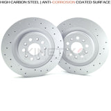 FOR MASERATI GHIBLI 3.0 3.0 D 3.0 S 2017- FRONT REAR BRAKE DISCS 360mm 345mm