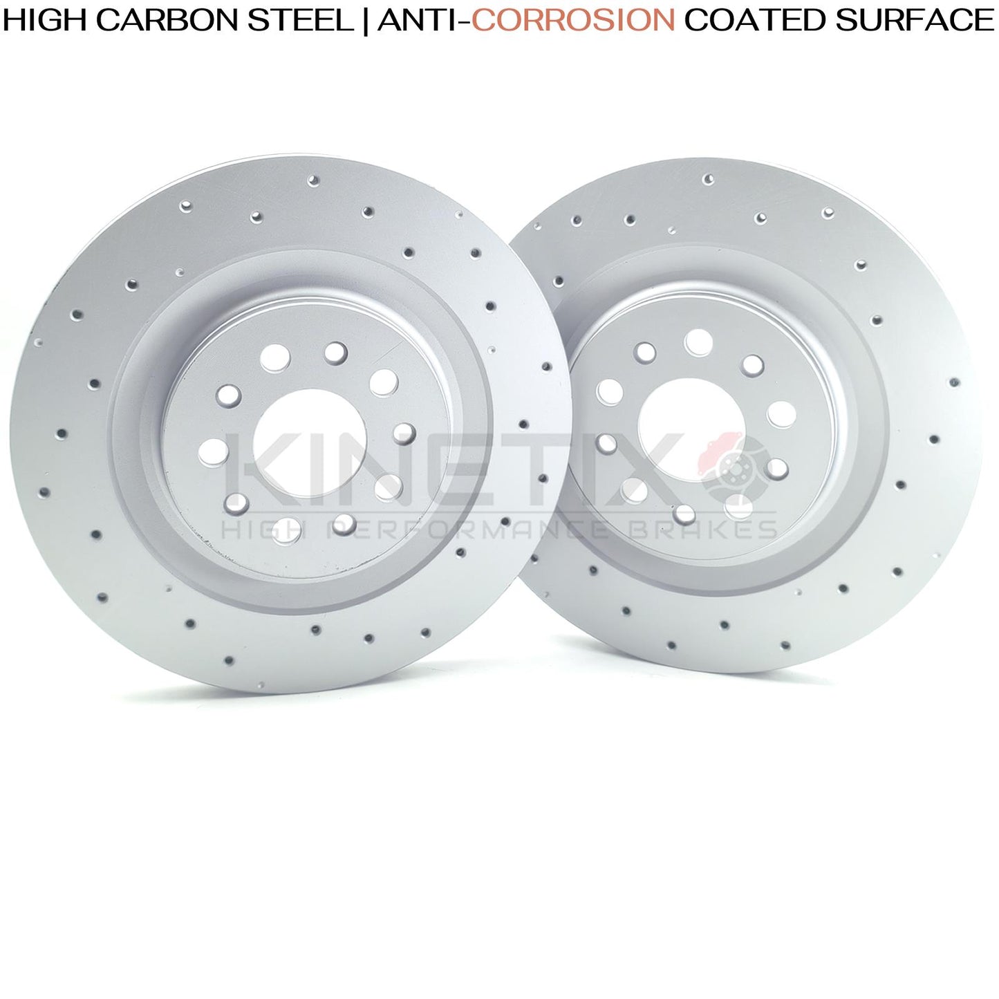 FOR MASERATI QUATTROPORTE 3.0 D 3.0 S 3.0 REAR BRAKE DISCS PAIR 350mm 670035019
