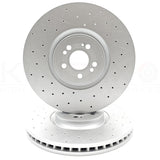 FOR MERCEDES GLS580 EQ Boost GLS450 EQ Boost AMG FRONT BRAKE DISCS PAIR 400mm