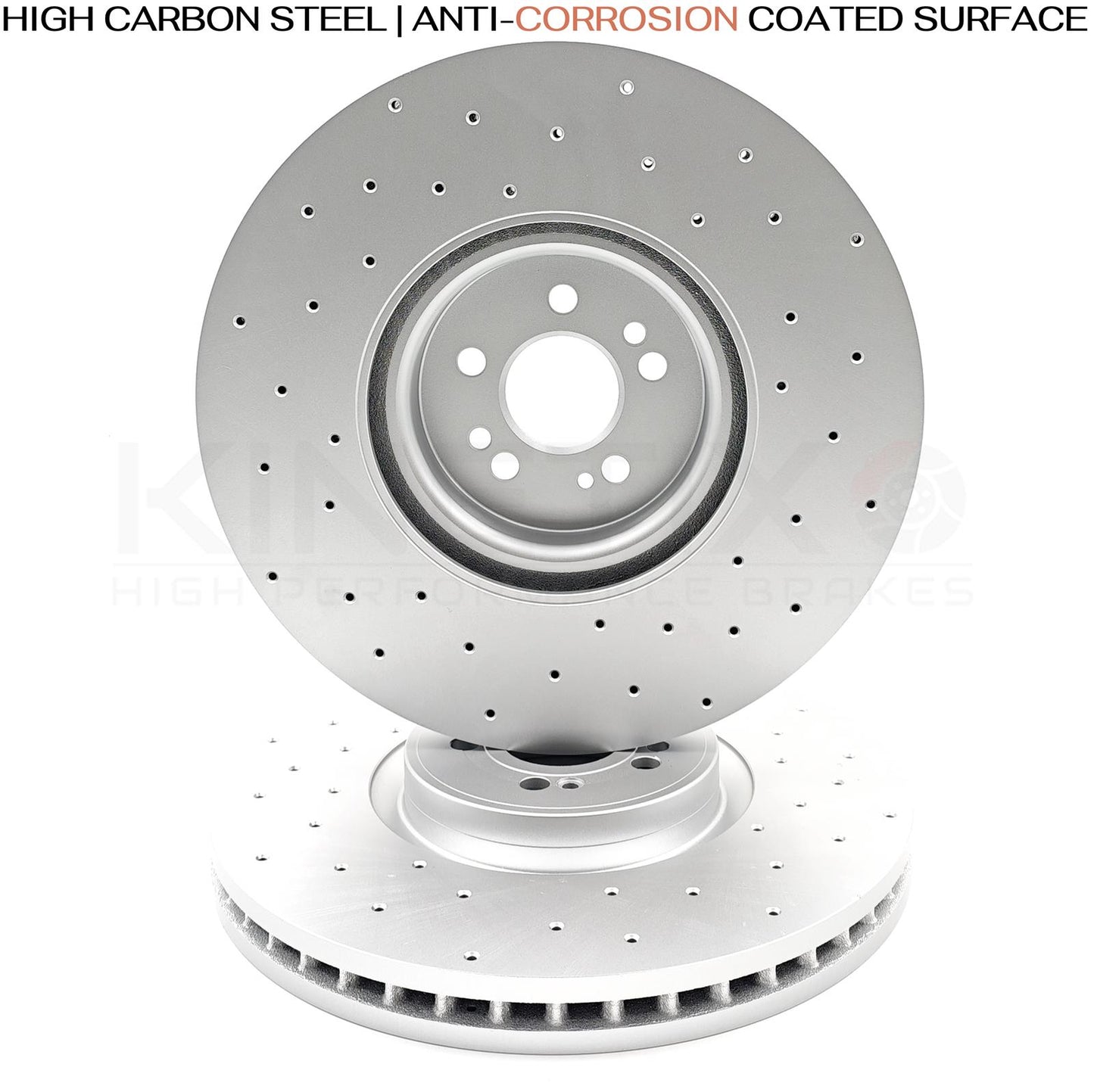 FOR MERCEDES GLE450 EQ Boost GLE580 EQ Boost AMG FRONT BRAKE DISCS PAIR 400mm