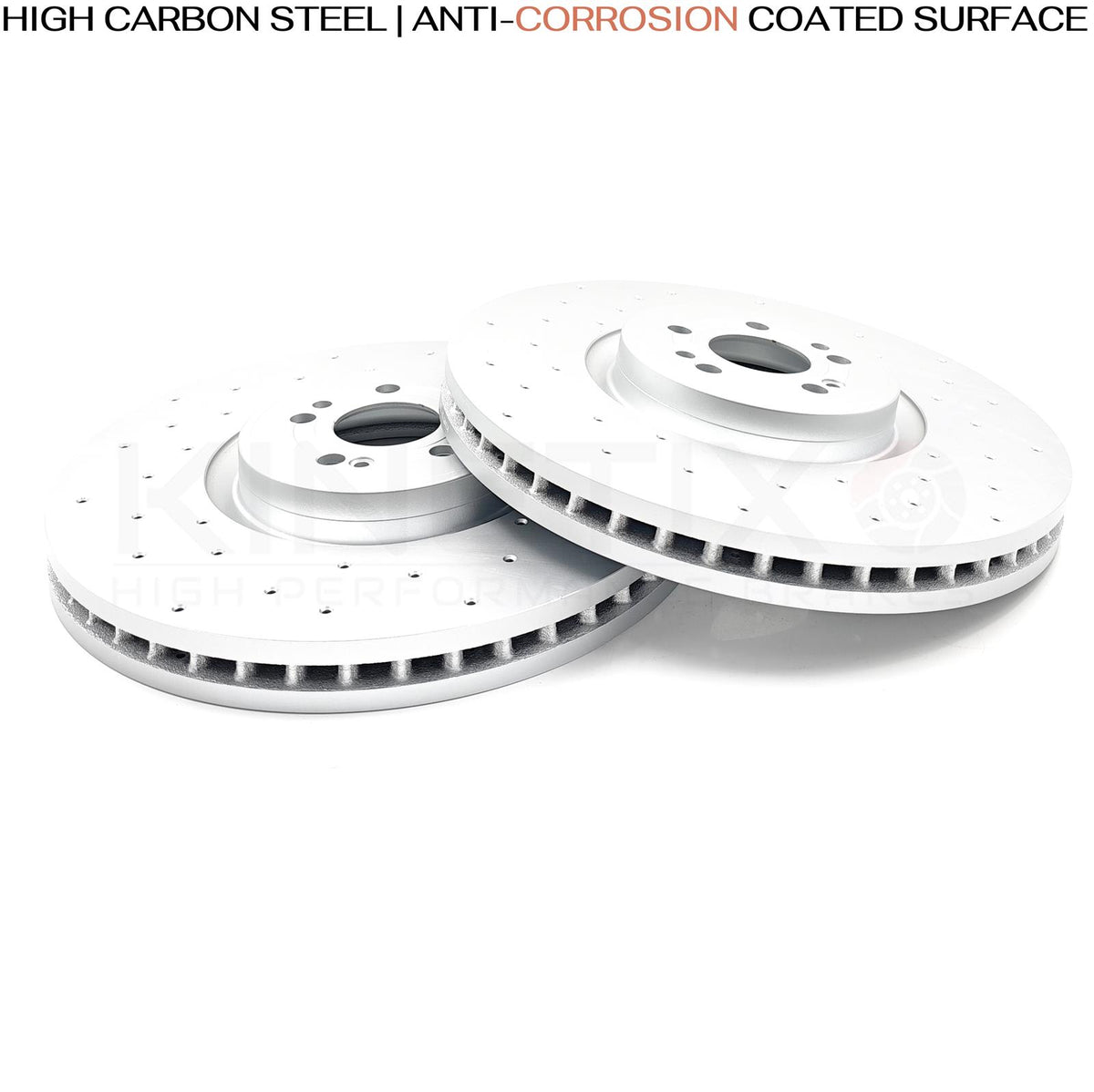 FOR MERCEDES GLE450d GLS350d GLS400d GLS450 GLS450d AMG FRONT BRAKE DISCS PADS