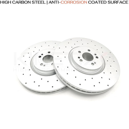 FOR MERCEDES GLE450d GLS350d GLS400d GLS450 GLS450d AMG FRONT BRAKE DISCS PADS