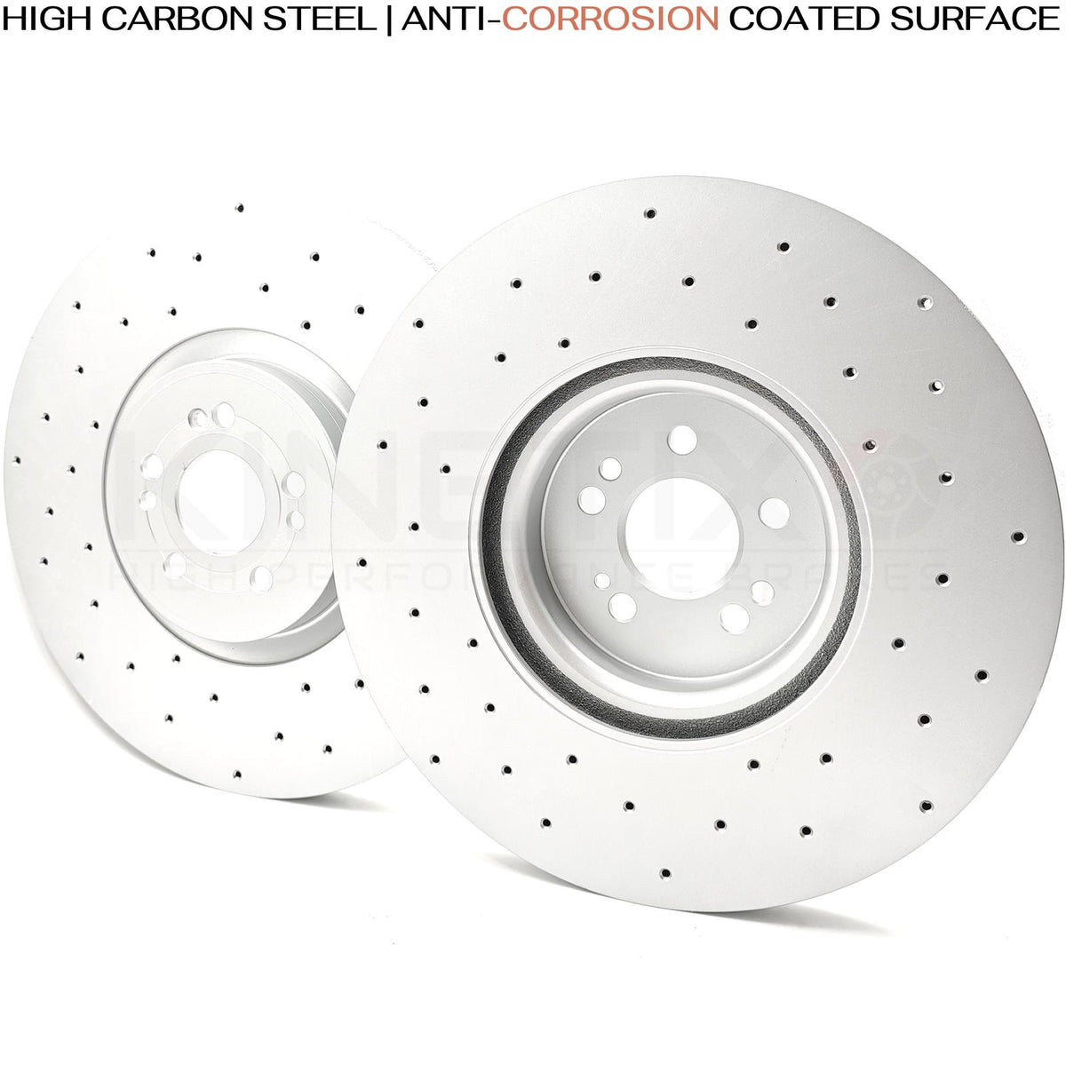 FOR MERCEDES GLS580 EQ Boost GLS450 EQ Boost AMG FRONT BRAKE DISCS PAIR 400mm