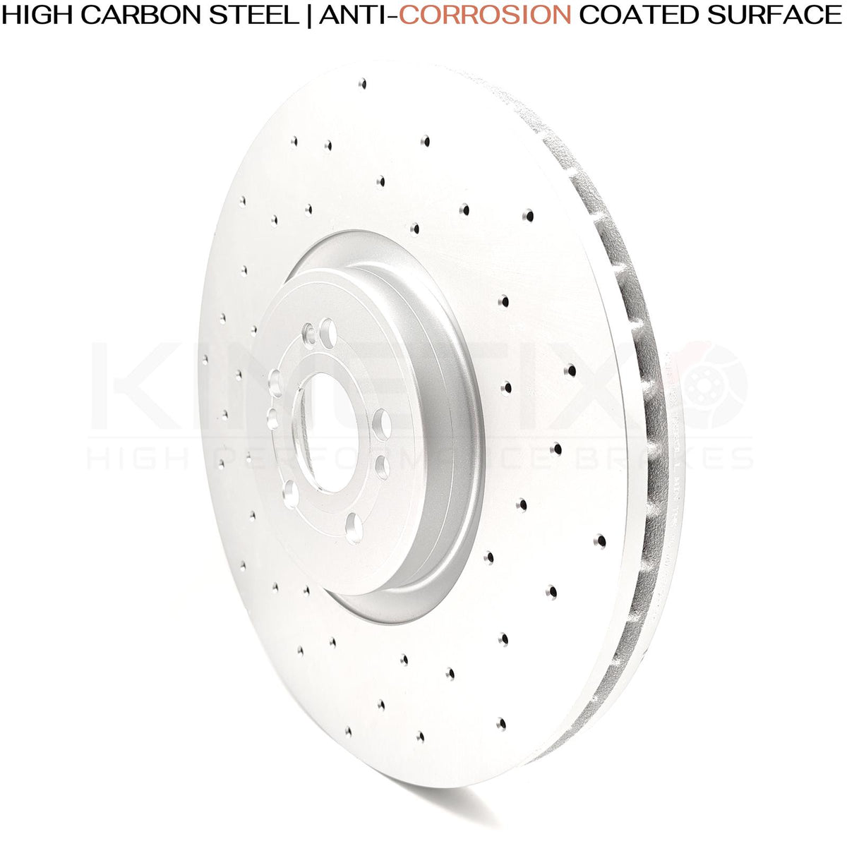 FOR MERCEDES GLS580 EQ Boost GLS450 EQ Boost AMG FRONT BRAKE DISCS PAIR 400mm