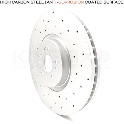 FOR MERCEDES GLS580 EQ Boost GLS450 EQ Boost AMG FRONT BRAKE DISCS PAIR 400mm