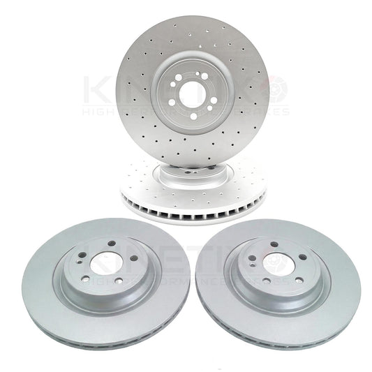 FOR MERCEDES GLS350d 2023+ AMG SPORT FRONT REAR BRAKE DISCS 400mm 345mm