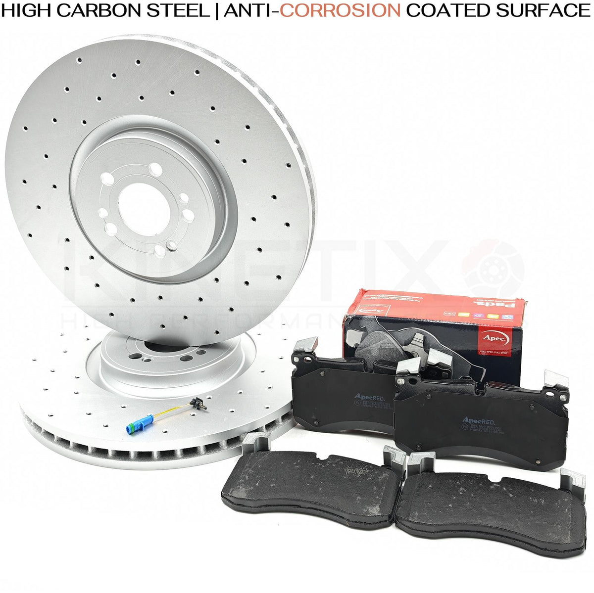 FOR MERCEDES GLE450 EQ Boost GLE580 EQ Boost AMG FRONT BRAKE DISCS PADS 400mm