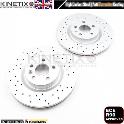 FOR LAND ROVER DISCOVERY SPORT 2.0 D DRILLED FRONT REAR BRAKE DISCS BREMBO PADS