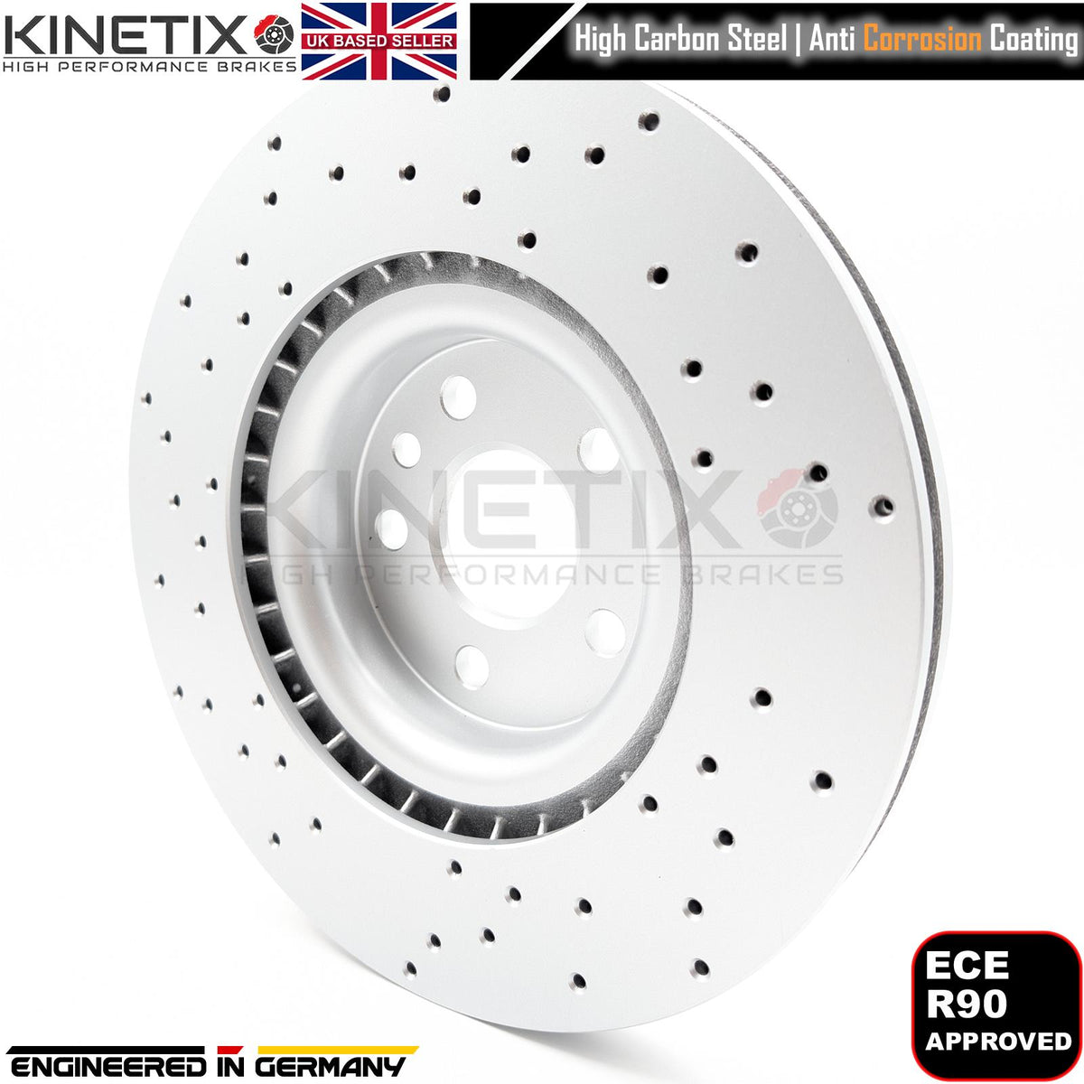 FOR JAGUAR E PACE 2.0 DRILLED FRONT REAR BRAKE DISCS BREMBO PADS 325mm 300mm