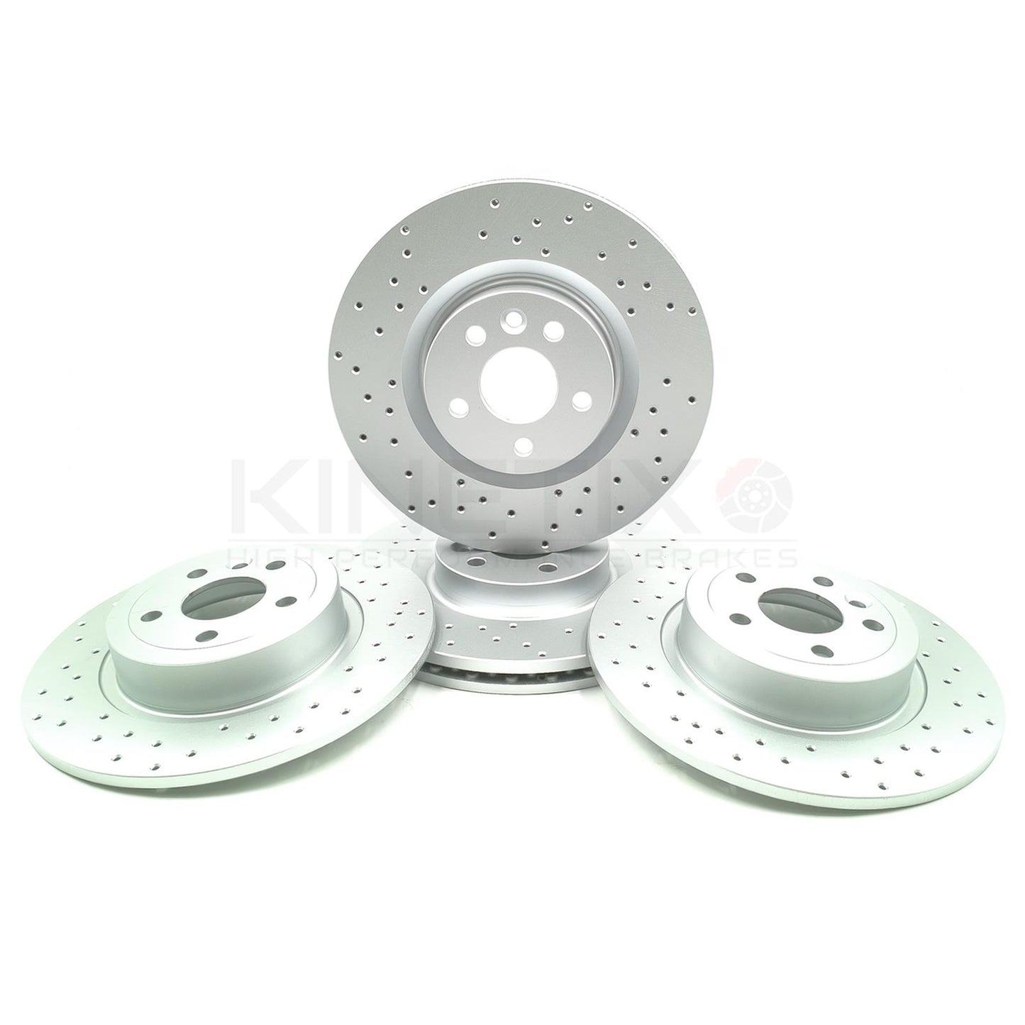 FOR RANGE ROVER EVOQUE 2.0 2.2 D DRILLED FRONT REAR BRAKE DISCS 325mm 317mm