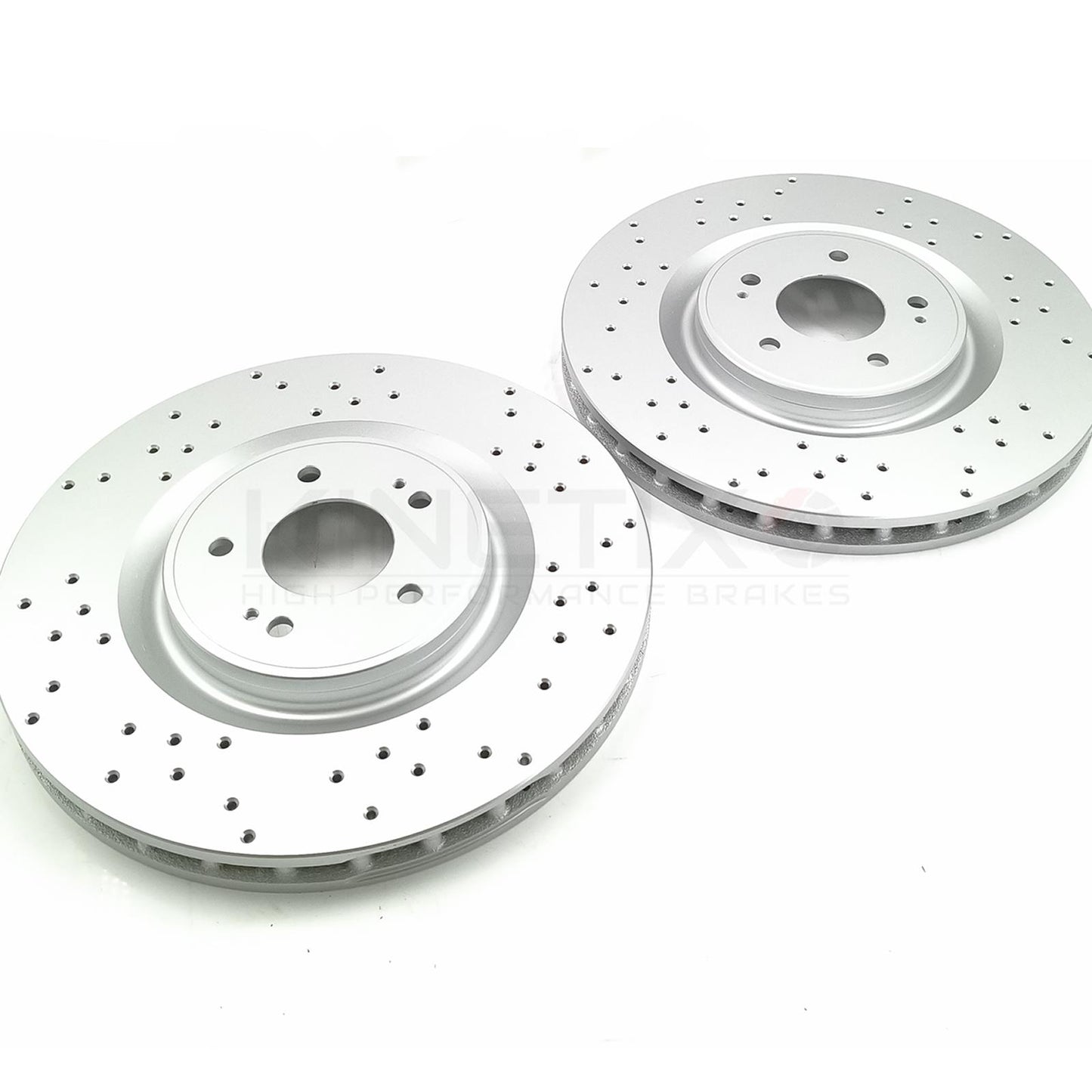 FOR MITSUBISHI LANCER EVO 10 FQ330 DRILLED FRONT REAR BRAKE DISCS 350mm 330mm