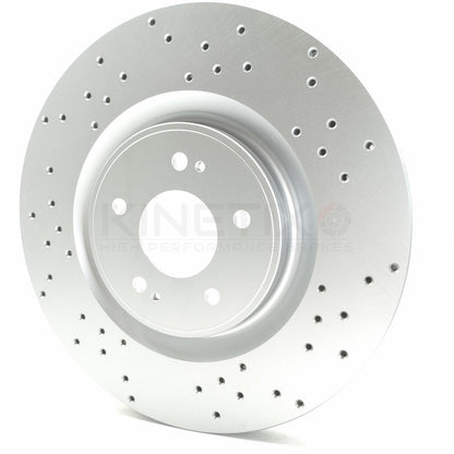 FITS MITSUBISHI LANCER EVO X FQ400 CROSS DRILLED FRONT REAR BRAKE DISCS PADS