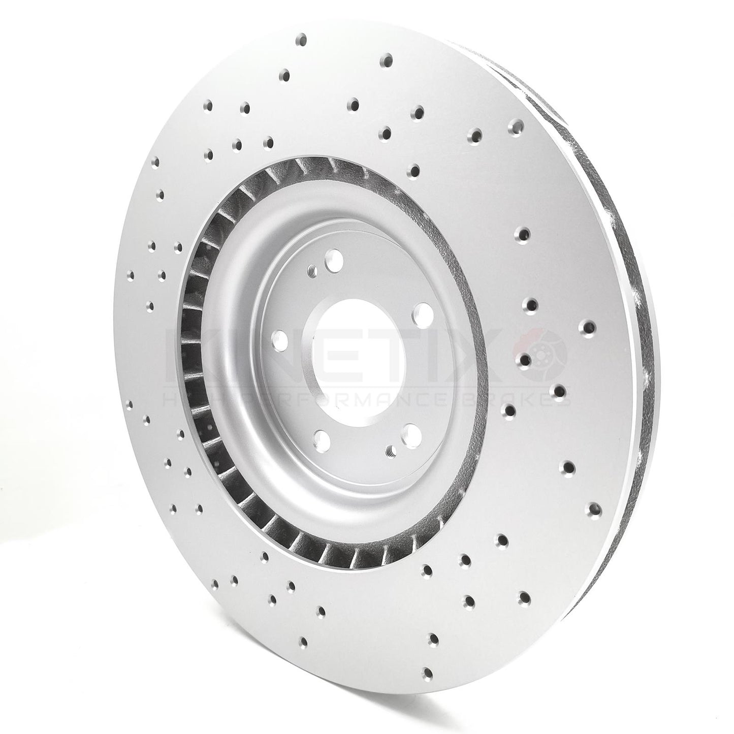 FITS MITSUBISHI LANCER EVO X FQ360 DRILLED FRONT BRAKE DISCS CERAMIC PADS 350mm
