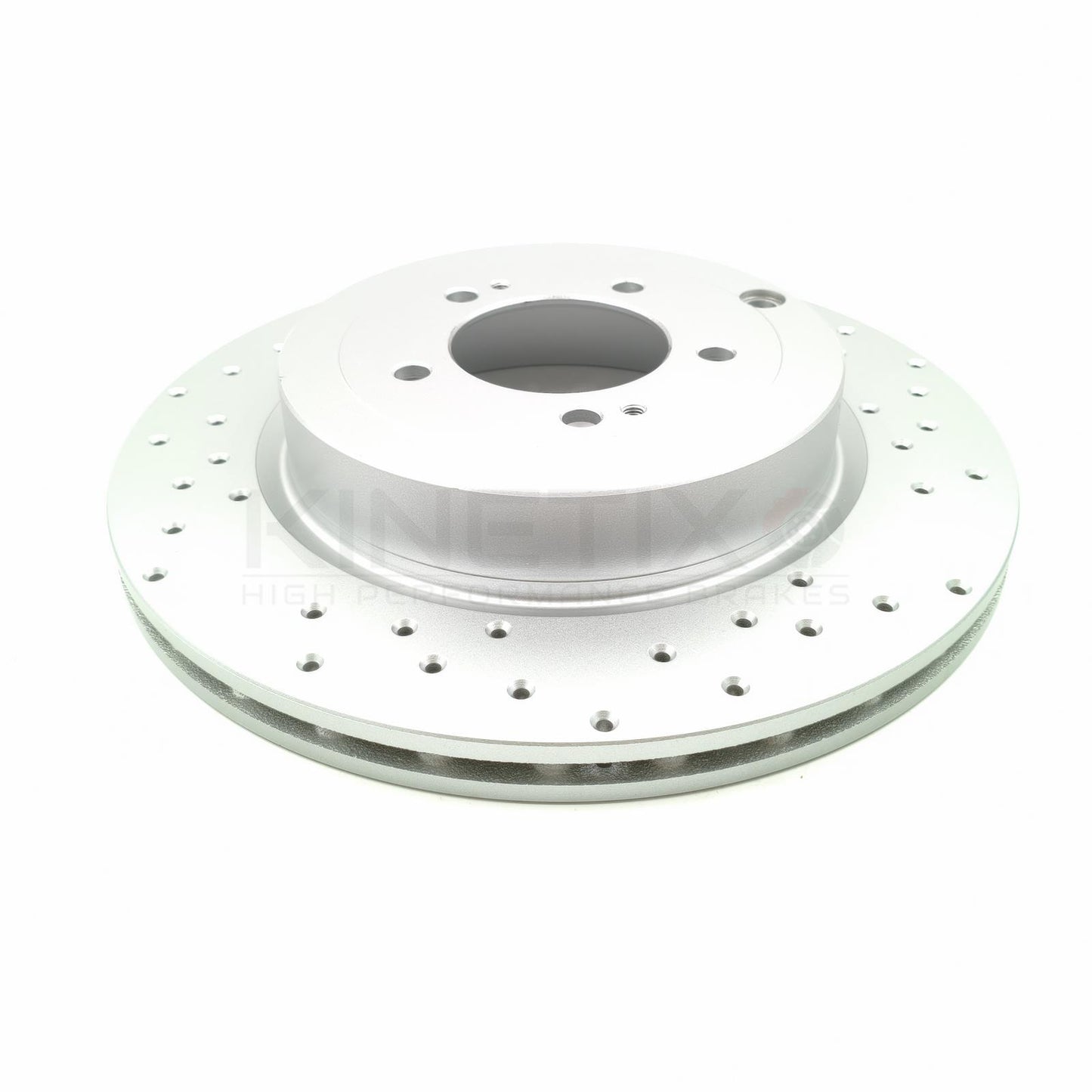 FOR MITSUBISHI LANCER EVO X FQ330 DRILLED FRONT REAR BRAKE DISCS BREMBO PADS