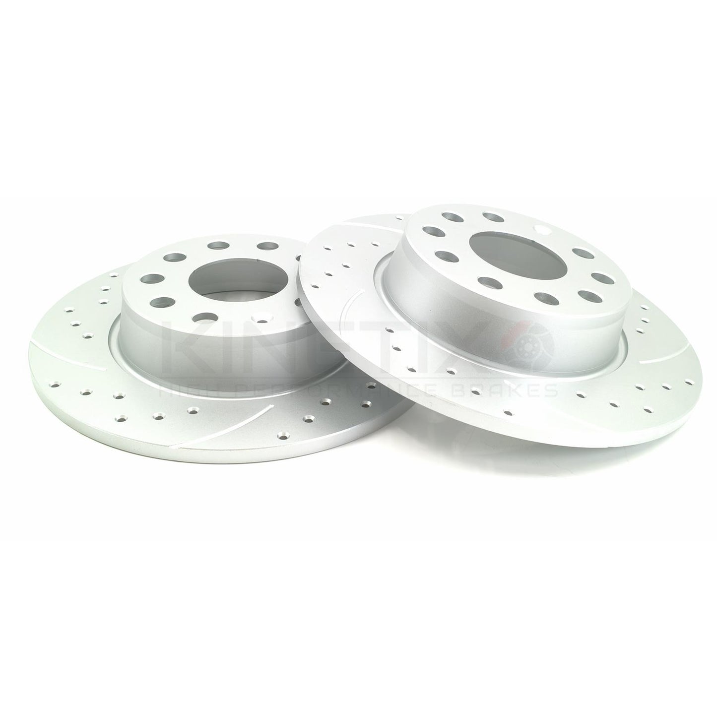 FOR AUDI Q2 2.0 TFSI QUATTRO 2017- REAR DRILLED GROOVED BRAKE DISCS 272mm