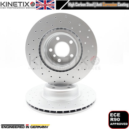 FOR BMW 118i F20 M SPORT FRONT REAR BRAKE DISCS PADS SENSORS 340mm 345mm