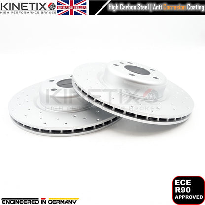 FOR BMW 118i F20 M SPORT FRONT REAR BRAKE DISCS PADS SENSORS 340mm 345mm