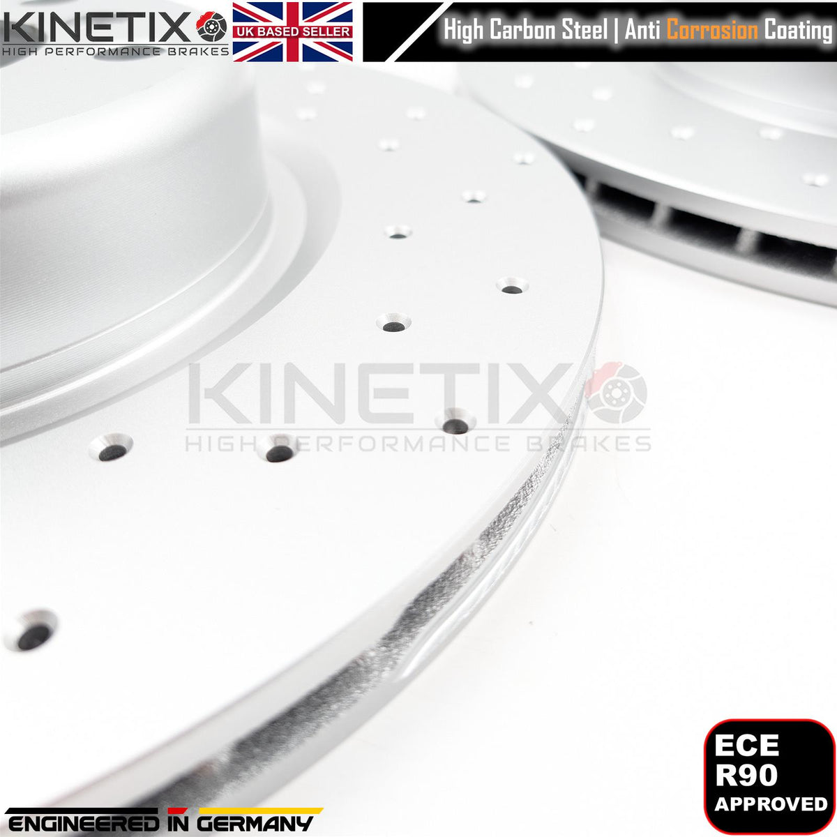 FOR BMW 335i F30 M SPORT CROSS DRILLED REAR BRAKE DISCS PADS SENSOR 345mm