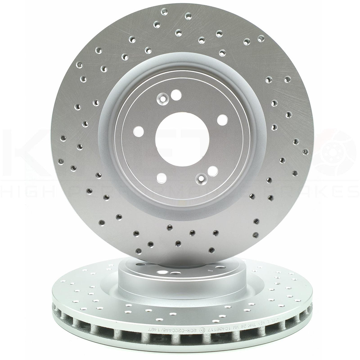 FOR KIA STINGER 3.3 T-GDI DRILLED FRONT REAR BRAKE DISCS PADS 350mm 340mm