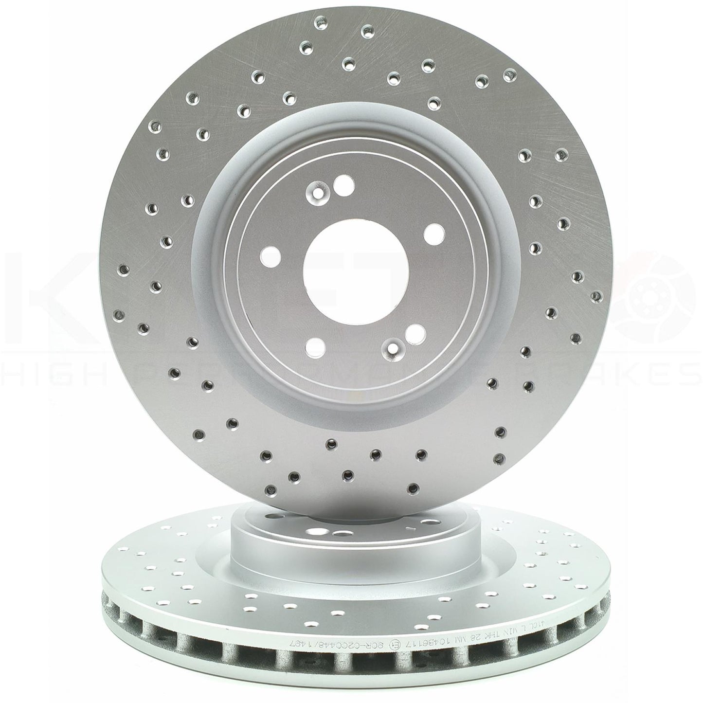 FOR KIA STINGER 3.3 T-GDi 2017-DRILLED FRONT REAR BRAKE DISCS PADS 350mm 340mm