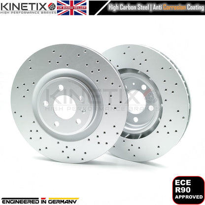 FOR PORSCHE MACAN 3.0 S DIESEL FRONT REAR BRAKE DISCS BREMBO PADS 350mm 330mm