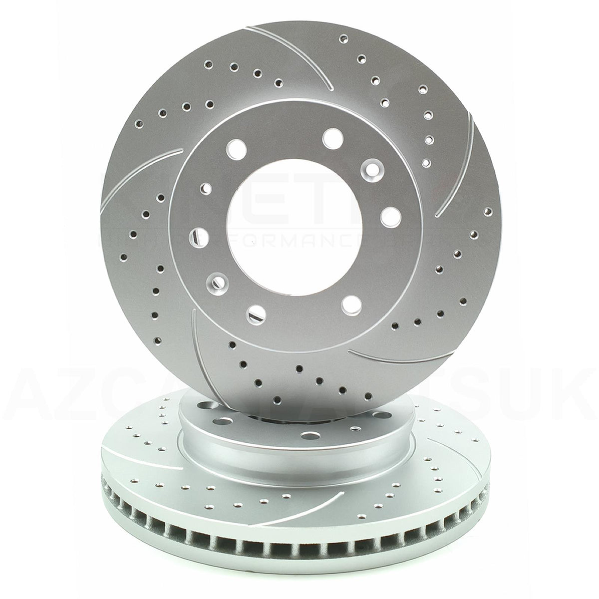FOR FORD RANGER WILDTRACK FRONT CROSS DRILLED BRAKE DISCS MINTEX PADS 302mm
