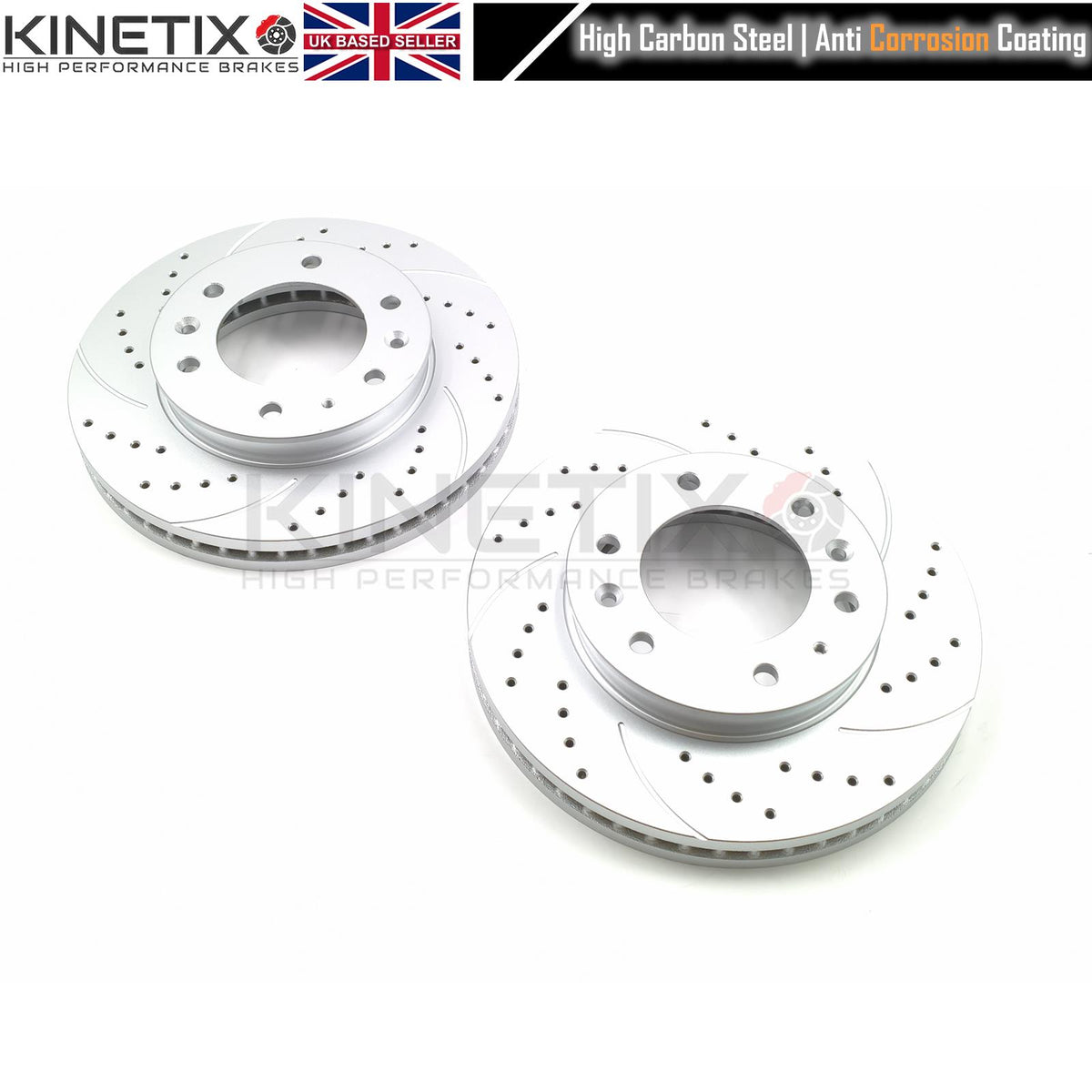FOR FORD RANGER WILDTRACK FRONT CROSS DRILLED BRAKE DISCS MINTEX PADS 302mm