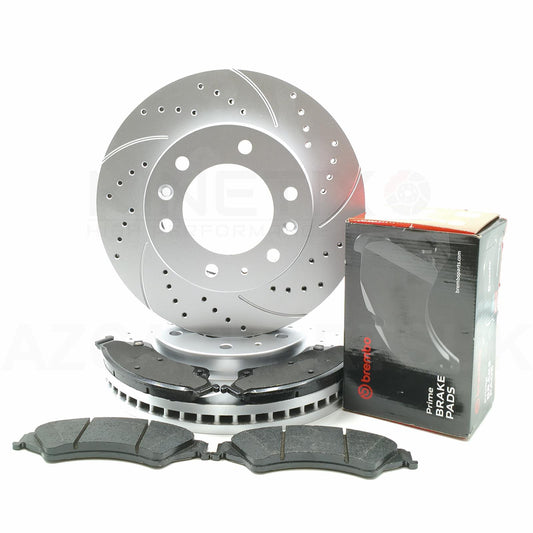 FORD RANGER 2.2 TDCI 3.2 TDCI 2.0 EcoBlue FRONT BRAKE DISCS BREMBO PADS 302mm