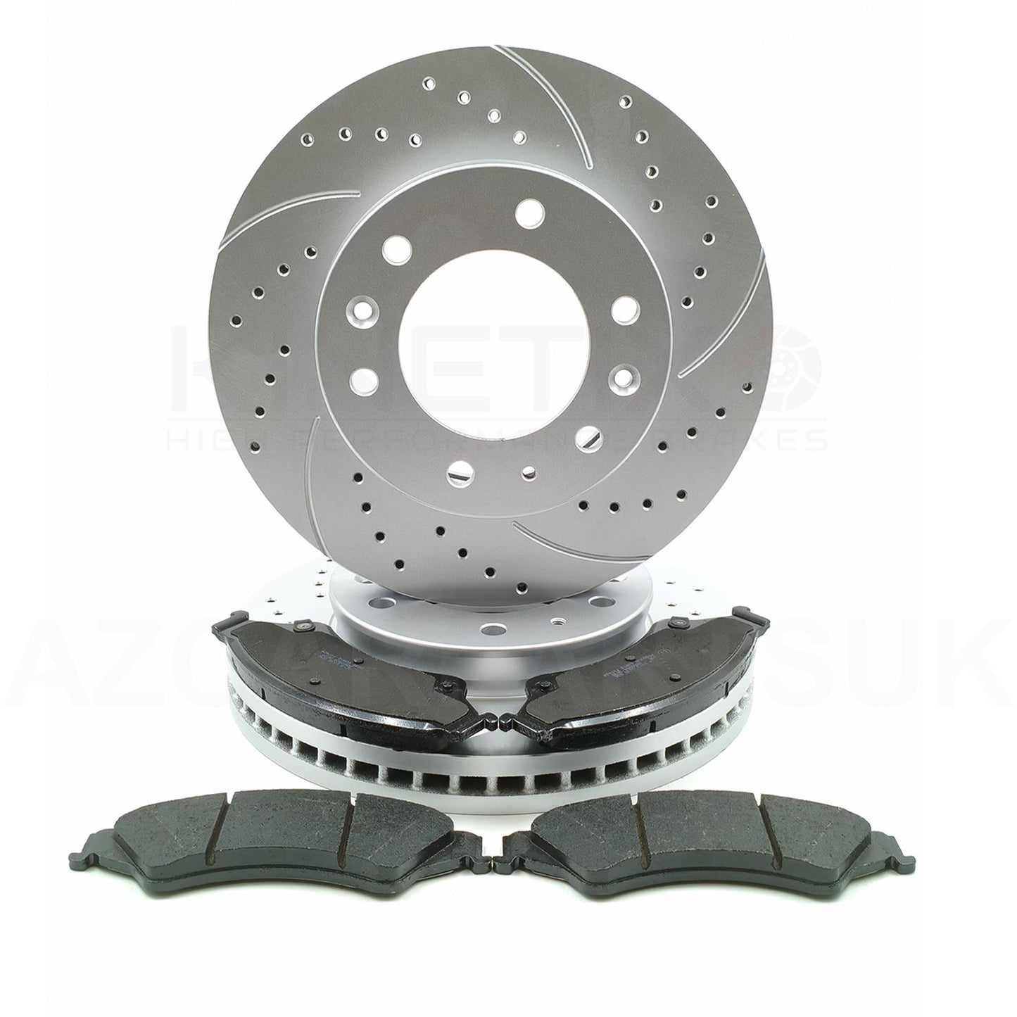 FOR FORD RANGER 2.2 TDCI 3.2 TDCI 2.0 EcoBlue FRONT BRAKE DISCS OEQ PADS 302mm