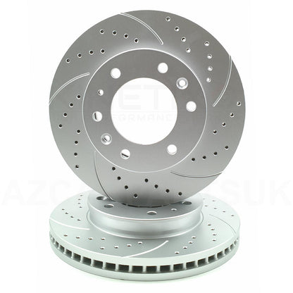 FOR FORD RANGER 2.2 TDCI 3.2 TDCI 2.0 EcoBlue FRONT BRAKE DISCS OEQ PADS 302mm