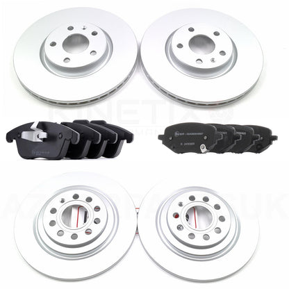 FOR MG HS 1.5 2018-2025 FRONT & REAR BRAKE DISCS & BRAKE PADS SET - OEQ+