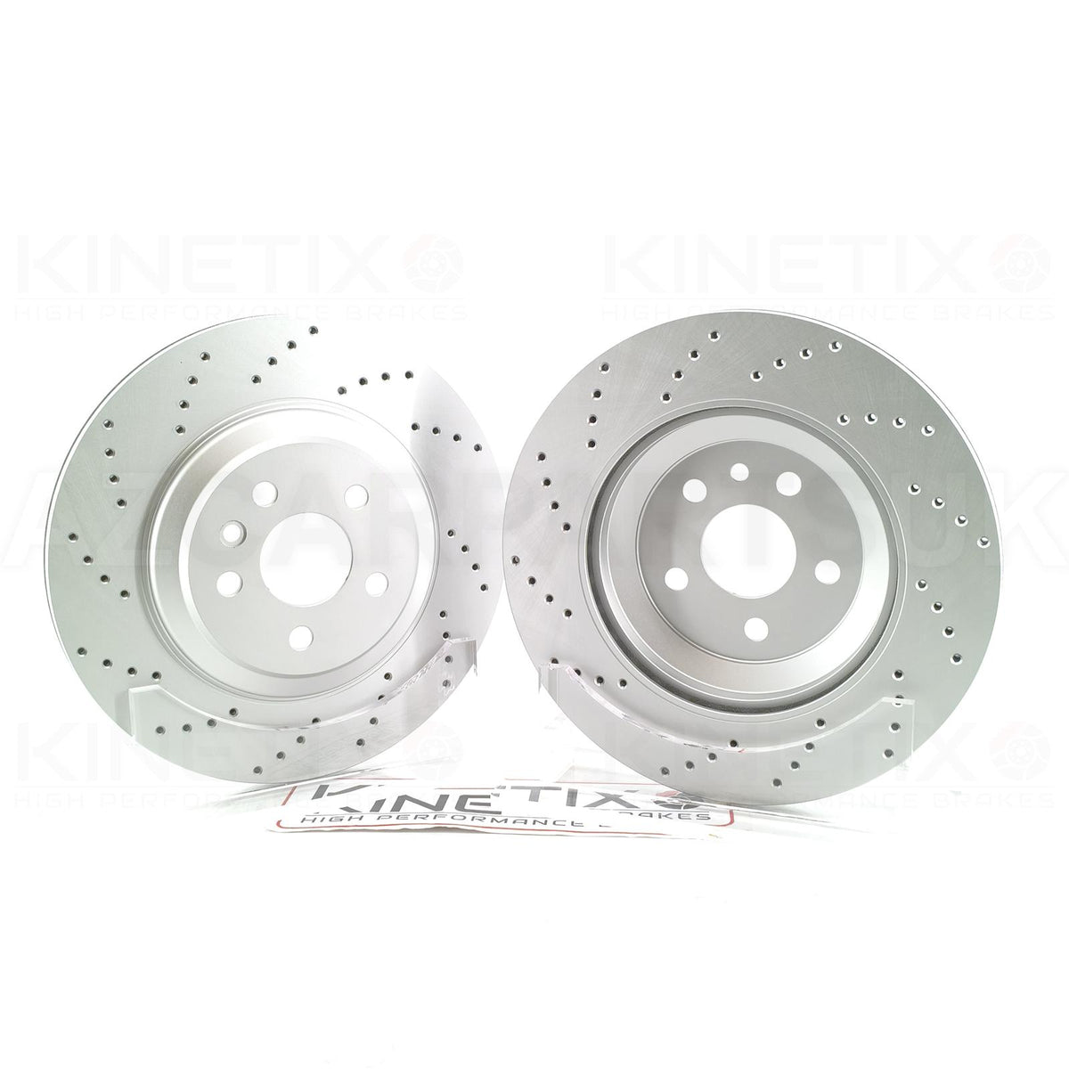 FITS RANGE ROVER VELAR 2017- CROSS DRILLED REAR PERFORMANCE BRAKE DISCS BREMBO PADS & WEAR WIRE SENSOR LEAD 325mm X 20mm LR161920 | LR141725