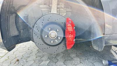 FITS TESLA MODEL 3 PERFORMANCE 2018- FRONT REAR BRAKE DISCS PADS 335mm/355mm