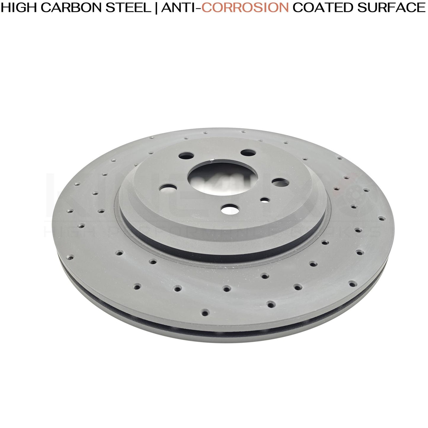 TESLA MODEL 3 PERFORMANCE (5YJ3) 2018- CROSS DRILLED FRONT REAR BRAKE DISCS PADS & FITTING PINS KIT 335mm 355mm