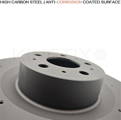 FOR TESLA MODEL Y PERFORMANCE DRILLED FRONT REAR BRAKE DISCS PADS 335mm 335mm